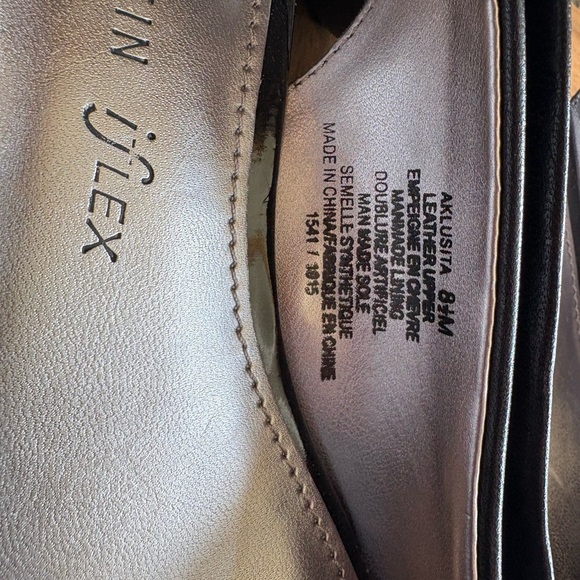 Anne Klein iflex Women's Black Embellished Slingback Heels - Picture 4 of 8